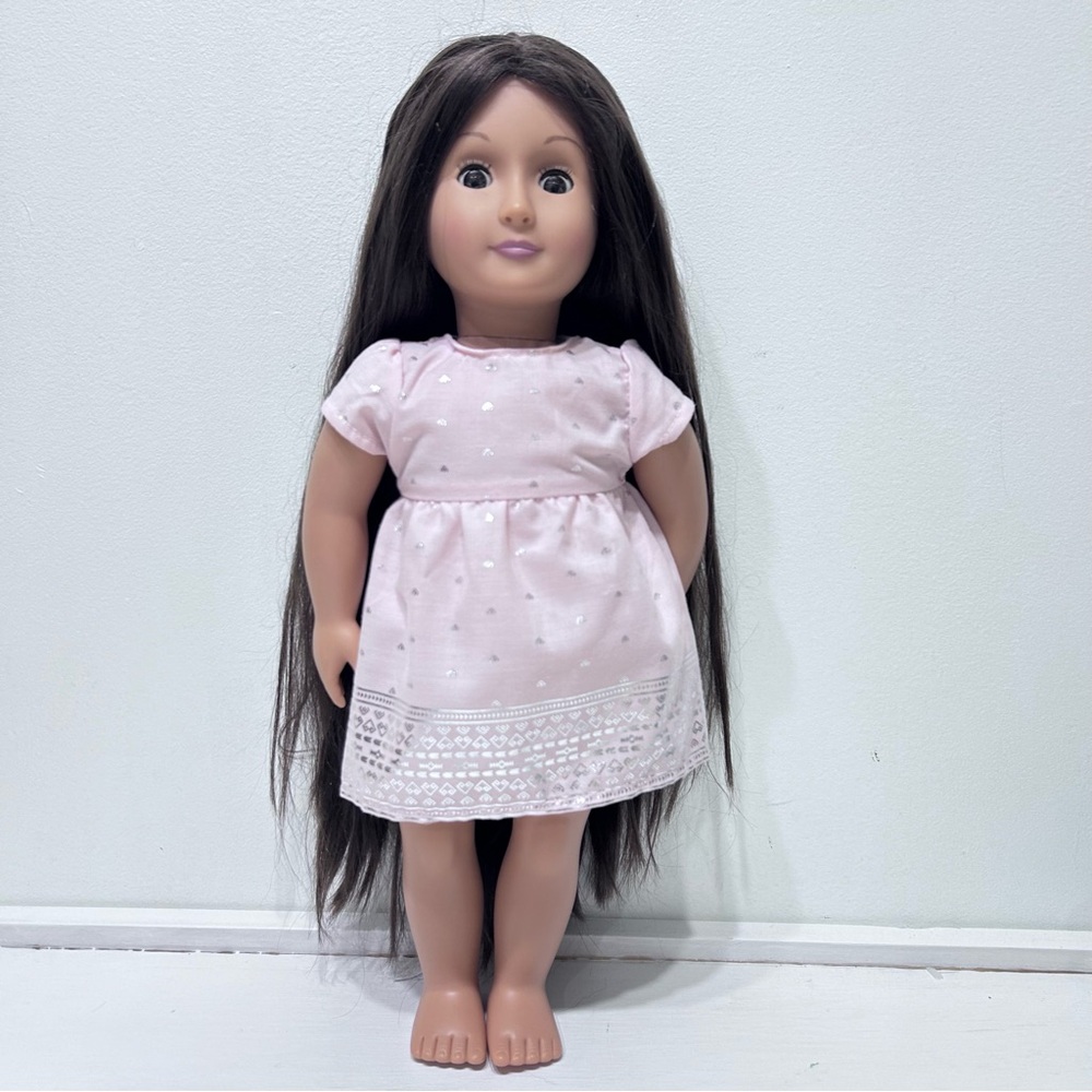 Our Generation by Battat Growing Braid Hair 18” Doll Eyes that Open and Close